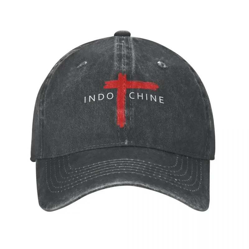 Outdoor Adventure Group - Retro-Baseballkappen mit Indochine-Logo für beide Geschlechter,