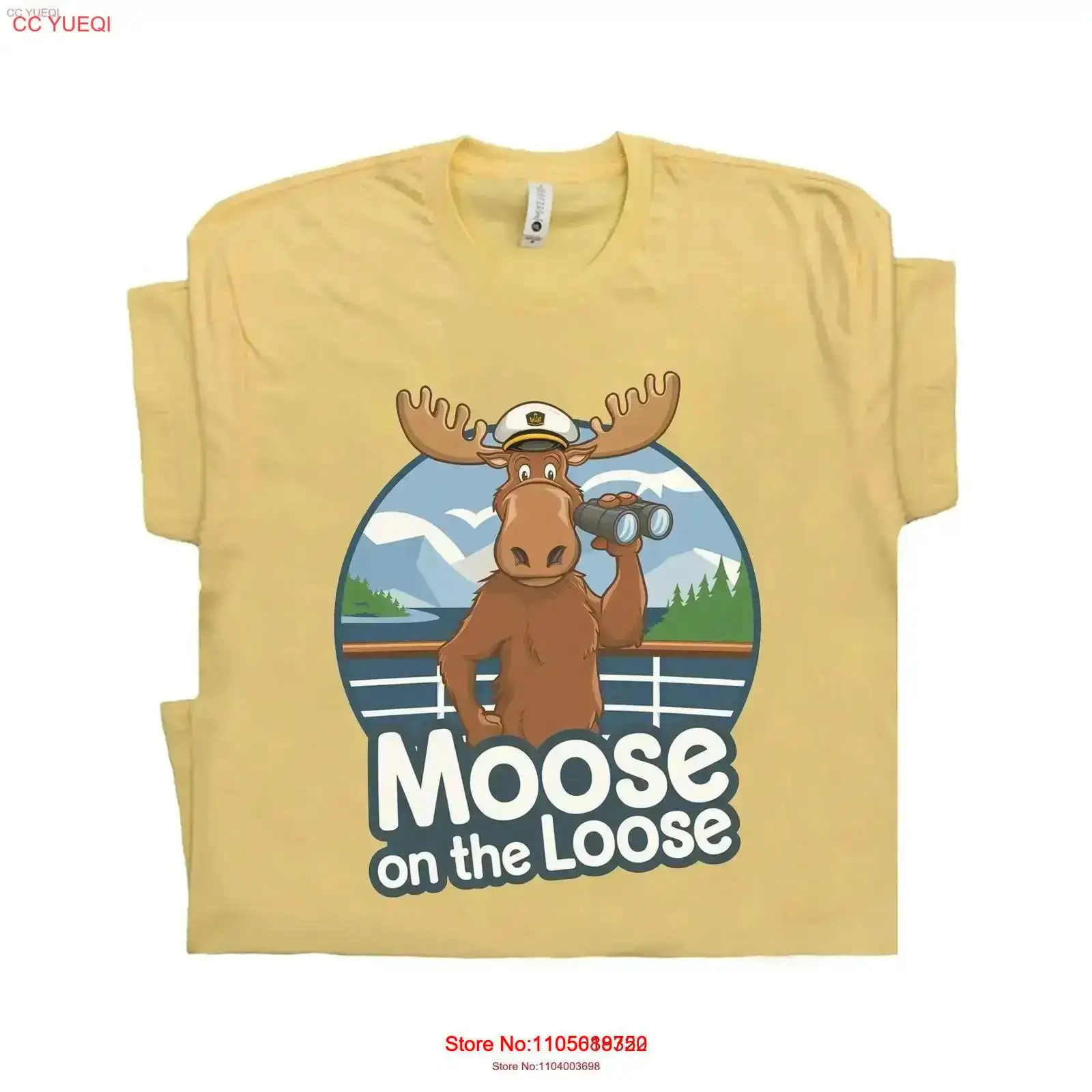 Outdoor Adventure Group - Moose Alaska Cruise T-Shirt: Wildtier-Abenteuer für