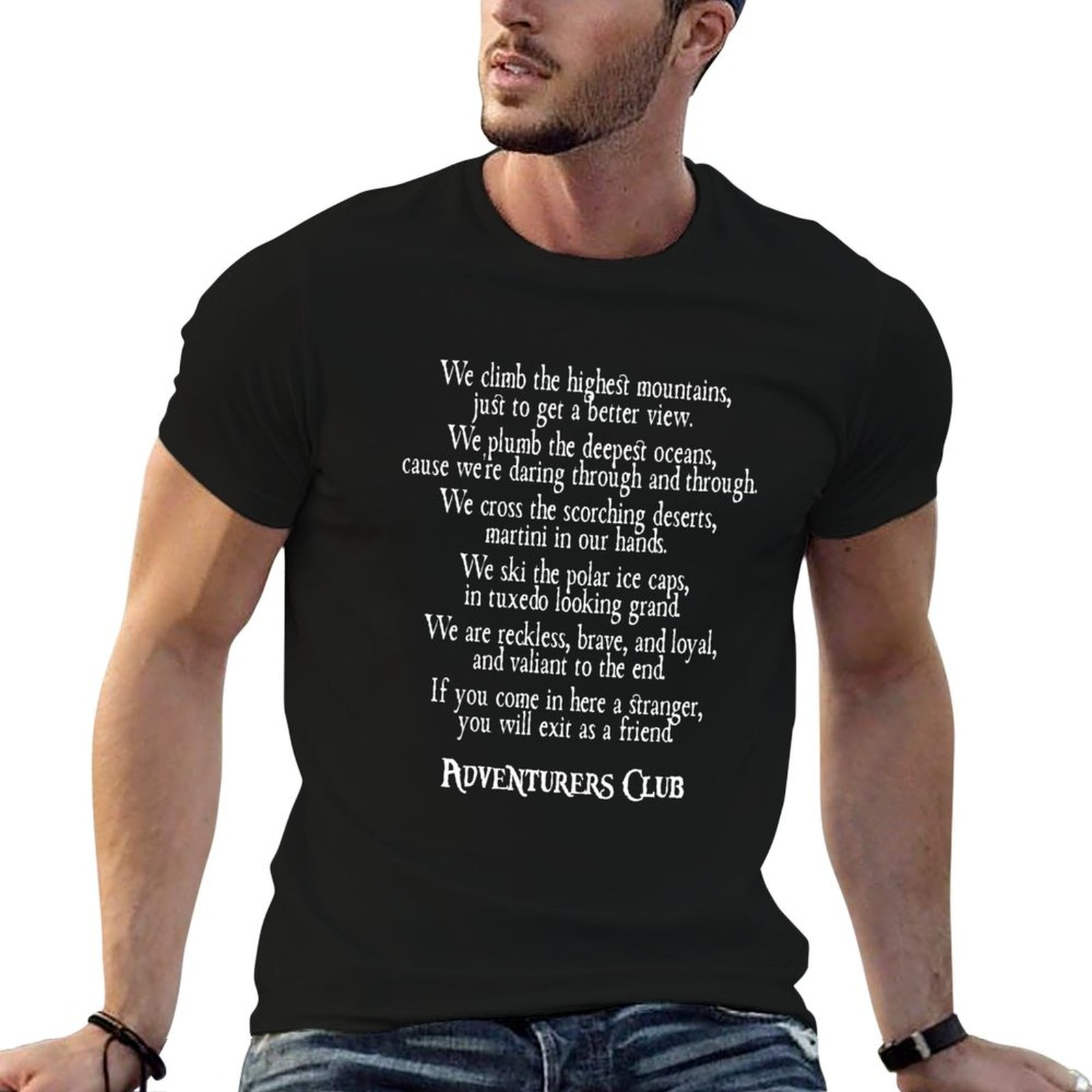 Outdoor Adventure Club - Adventurers Club T-Shirt, leichtes T-Shirt für