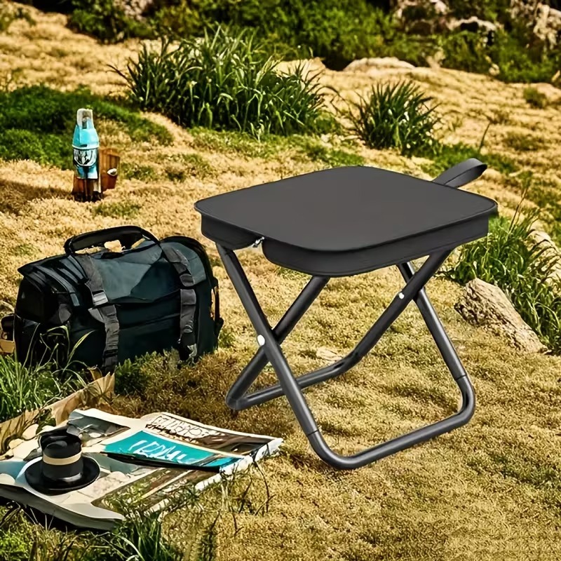Outdoor Adventure With No Backpack - Tragbarer, faltbarer Rucksackhocker, leichter Camping-, Picknick-