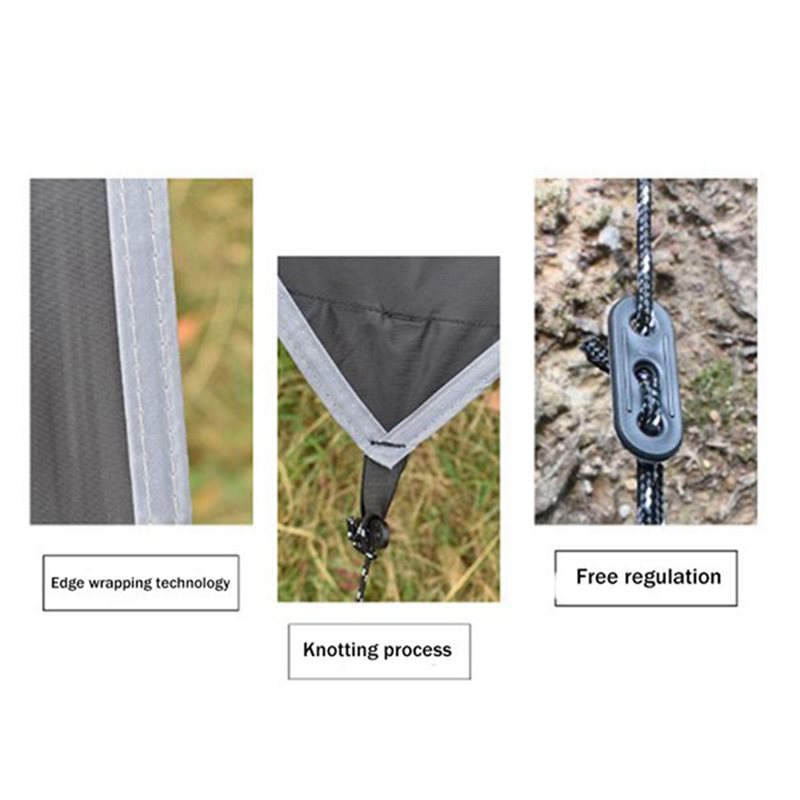 Hammock Rain Tarp - RTENTE-Wasserdichte Plane für Rucksackreisen, Outdoor-Camping, 9,8