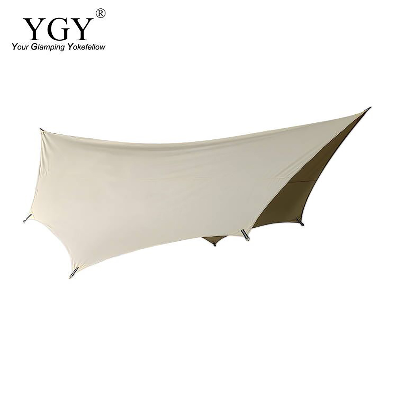 Hammock Rain Tarp - YGY Poly-Baumwolle/TC-Plane, Markise, wasserdicht, Sonnenschutz, Zeltplane,