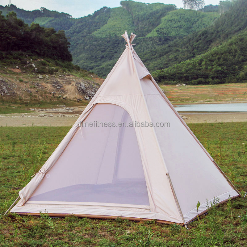 Outdoor Adventure Group - Großes Familien-Campingzelt, Outdoor-Wandern, indisches Zelt zum