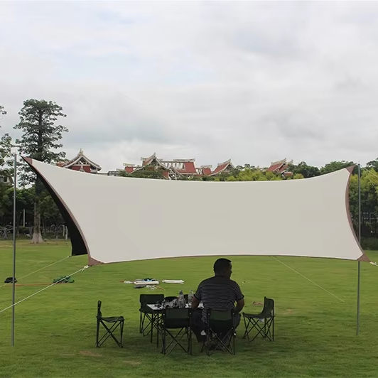 Hammock Rain Tarp - Campingzeltplanen, wasserdichte Hängematten-Regenplane, multifunktionaler Outdoor-Unterschlupf für