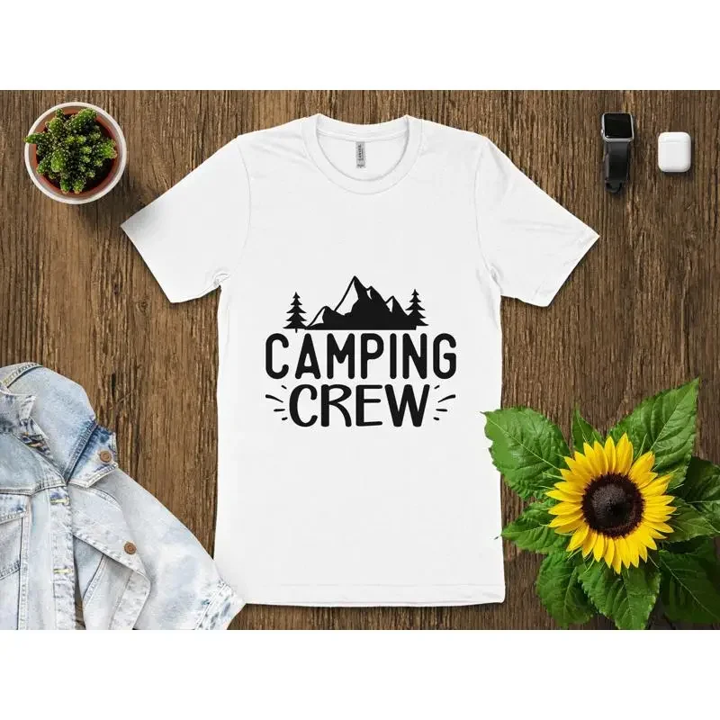 Outdoor Adventure Group - Outdoor-Abenteuer-T-Shirt, Camping-Crew, Bergwandergruppe, Naturliebhaber-Oberteil
