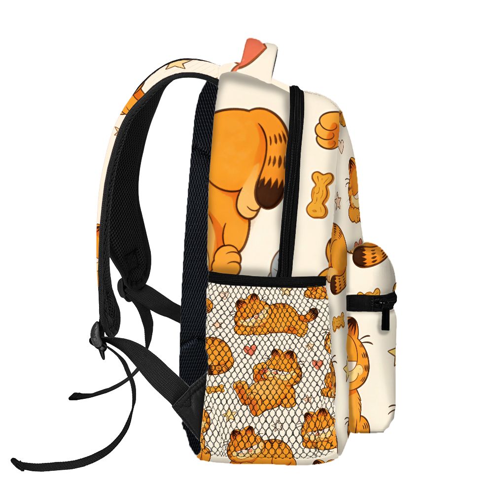 Outdoor Adventures - Lustiger Lazy Garfield Rucksack mit Stern-