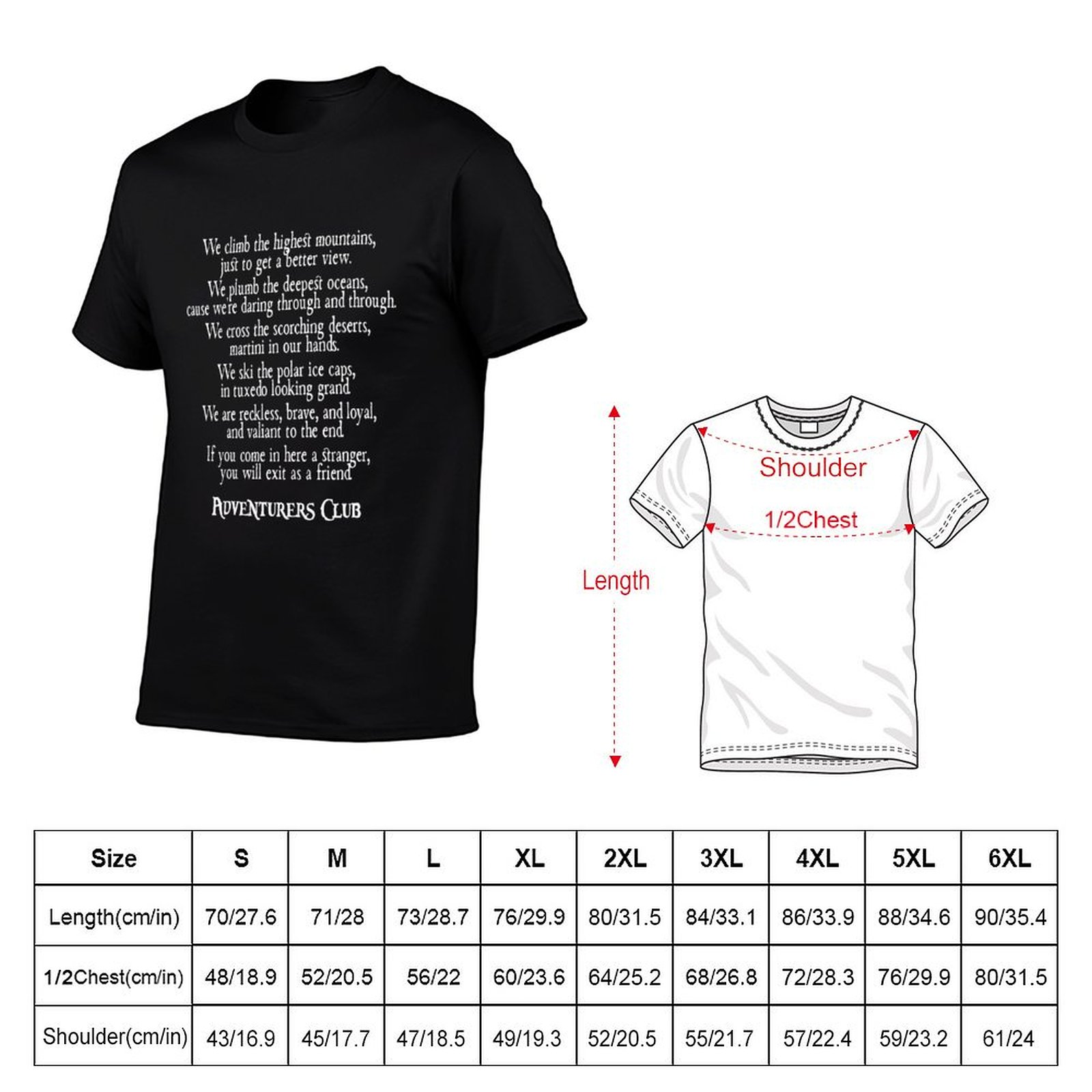 Adventurers Club T-Shirt, leic – Outdoor Adventure Club Bewertung und Preis
