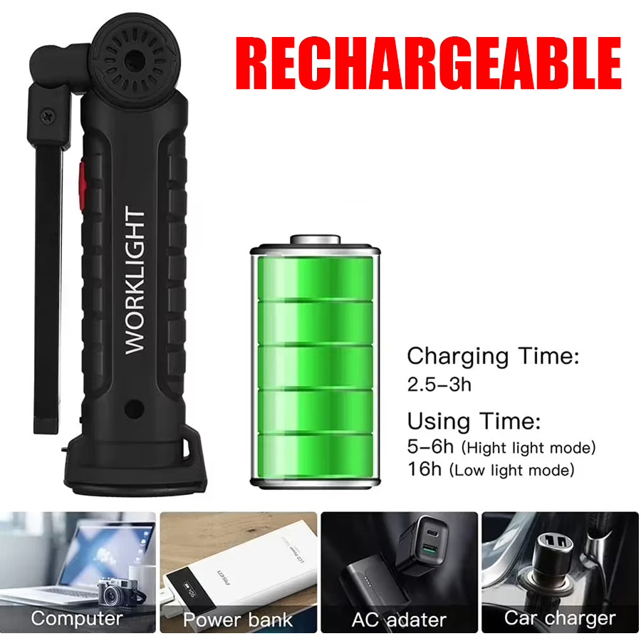 Tragbare LED-Taschenlampe mit  – Outdoor Adventures Bewertung und Preis