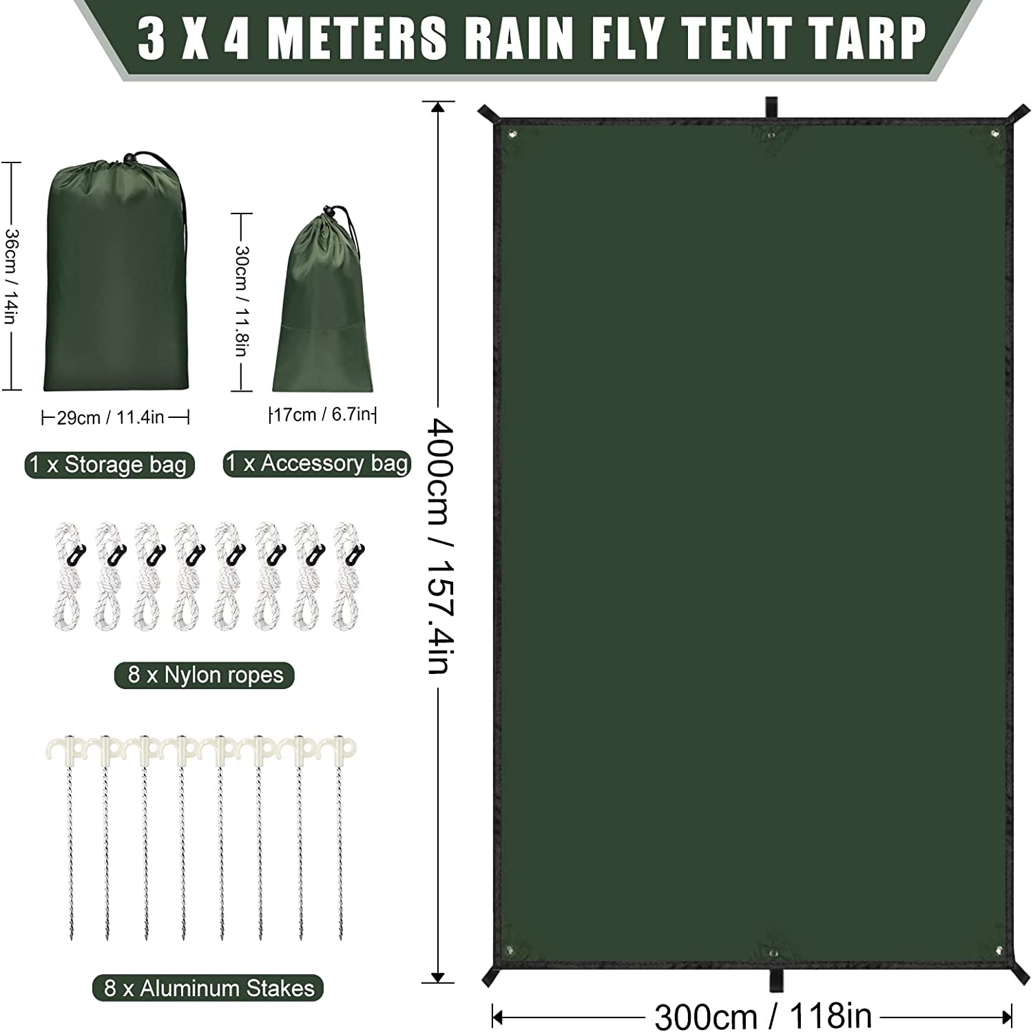 2026 Wasserdichte Campingplane – Hammock Rain Tarp Bewertung und Preis