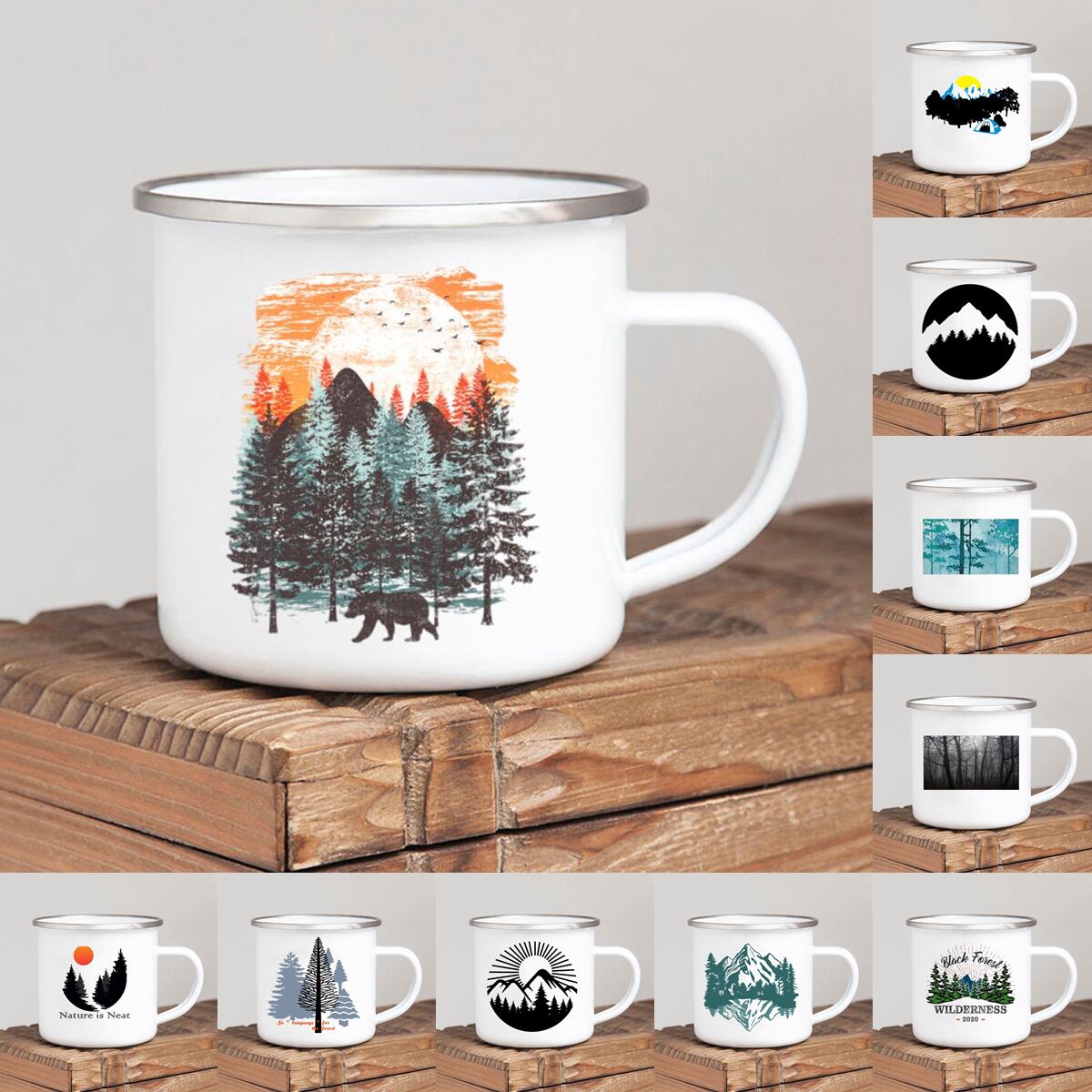 Forest Camp Emaille-Kaffeetass – Outdoor Adventure Ideas Bewertung und Preis