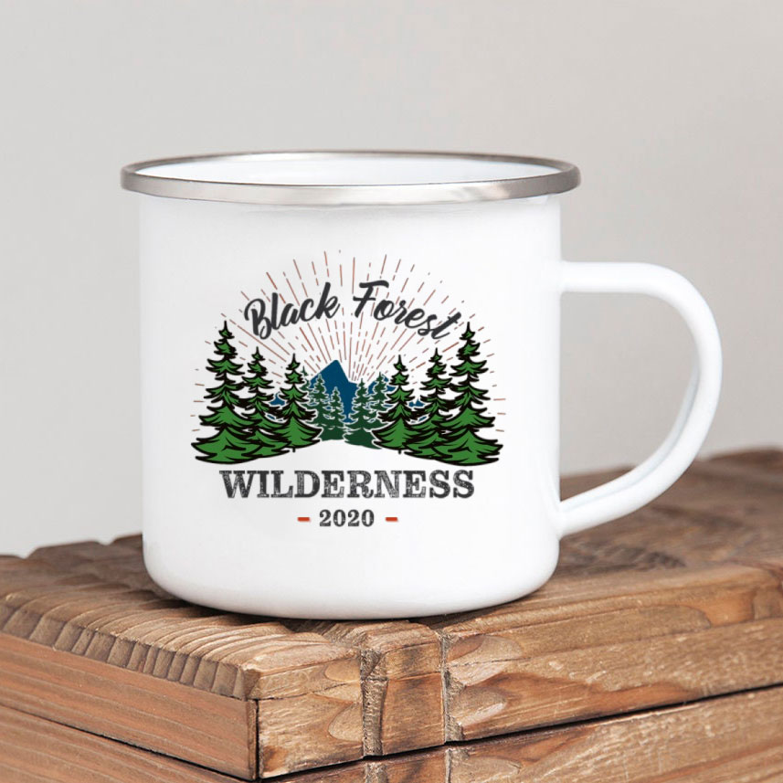 Forest Camp Emaille-Kaffeetass – Outdoor Adventure Ideas Bewertung und Preis