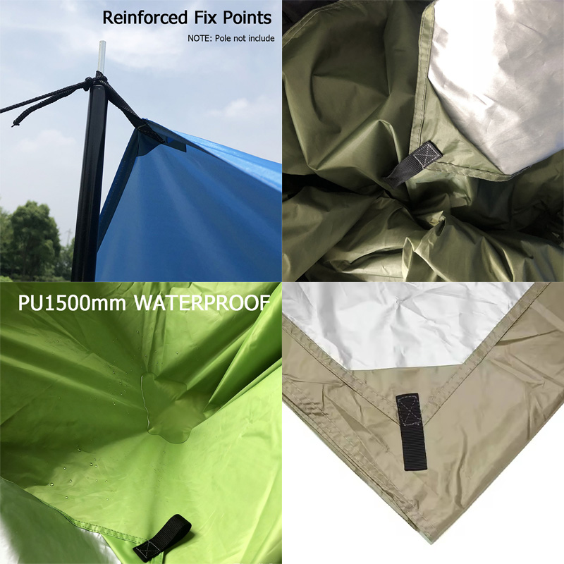 DANCHEL 3x3m Camping-Plane Was – Hammock Rain Tarp Bewertung und Preis