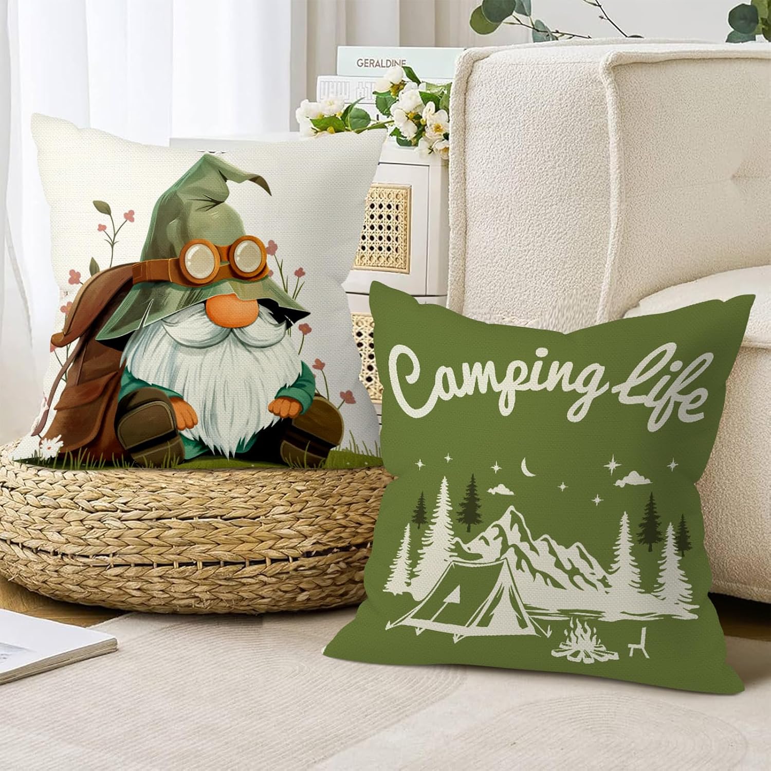 Set aus 4 Camping-Dekokissen m – Outdoor Adventure Group Bewertung und Preis