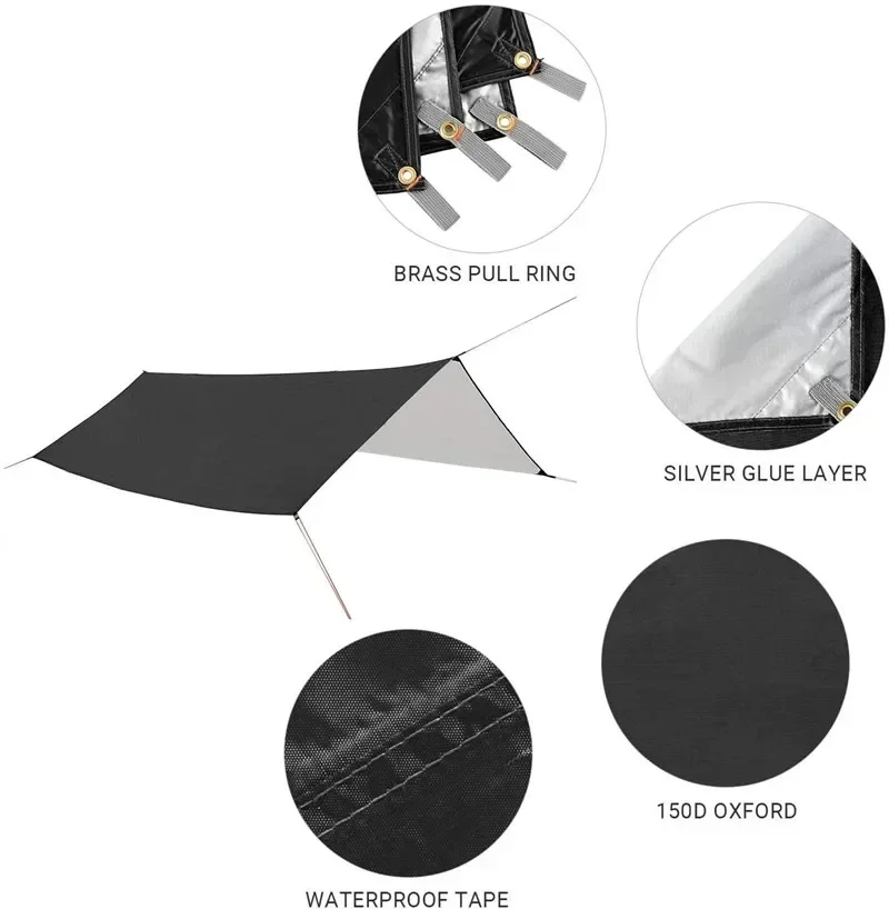Camping-Hängematte mit Regenfl – Hammock Rain Tarp Bewertung und Preis