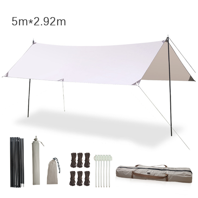 300*292cm Ultraleichte Hängema – Hammock Rain Tarp Bewertung und Preis