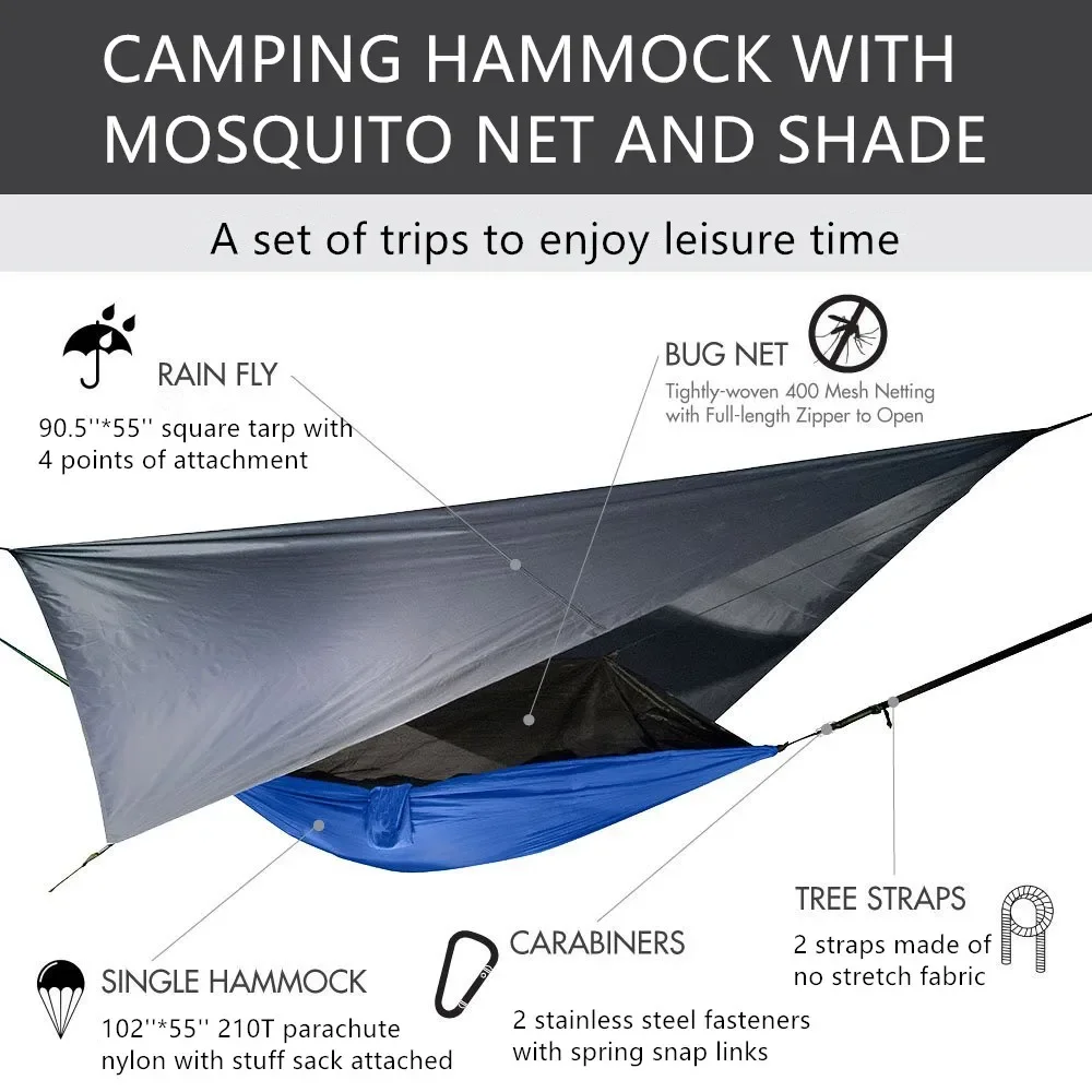 Leichte, tragbare Camping-Häng – Hammock Rain Tarp Bewertung und Preis