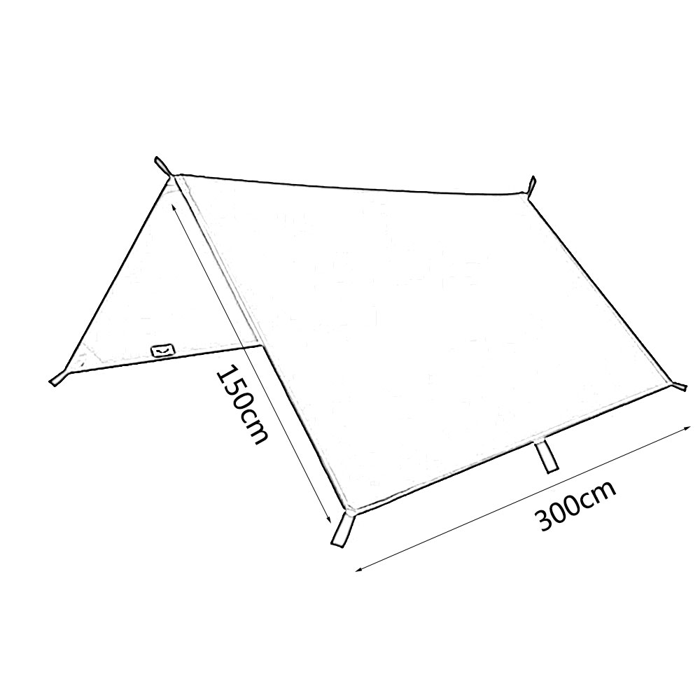 3x3m Wasserdichtes Sonnenschut – Hammock Rain Tarp Bewertung und Preis